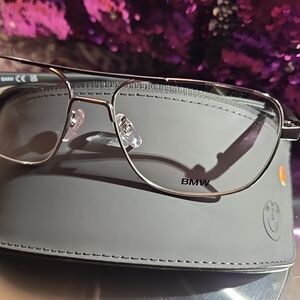 BMW Gray Men's Bag with Logo